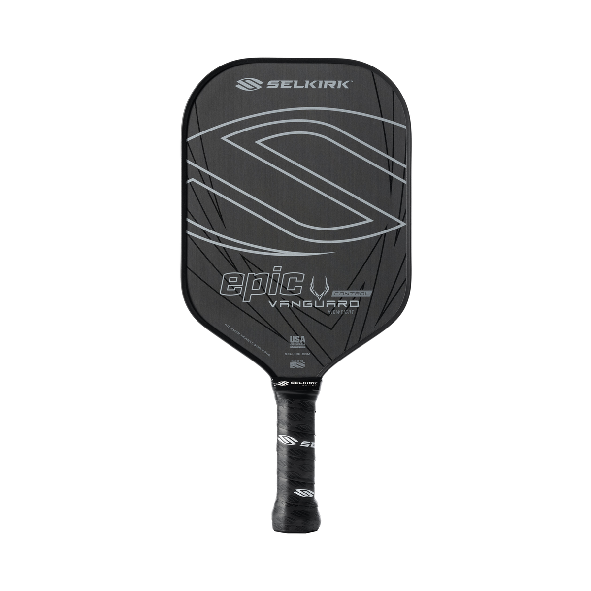 Selkirk VANGUARD Control - Pickleball Paddle Epic / Midweight / Raw Carbon