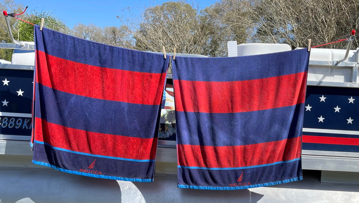 Pontoon Boat Clothes Line Solution