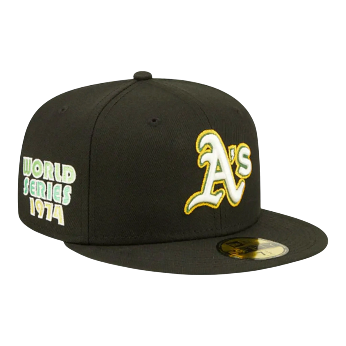 New Era 59FIFTY Oakland Athletics Citrus Pop Men's Fitted Hat — Black/Green