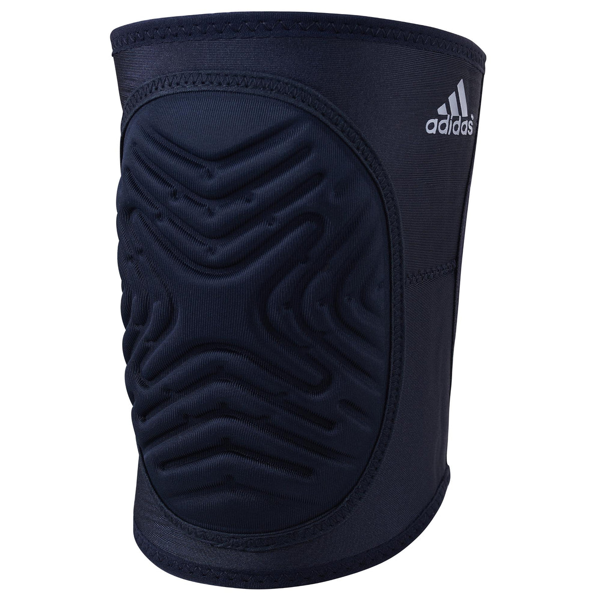 Front angled view of Adidas wrestling knee pad designed for impact protection and mobility