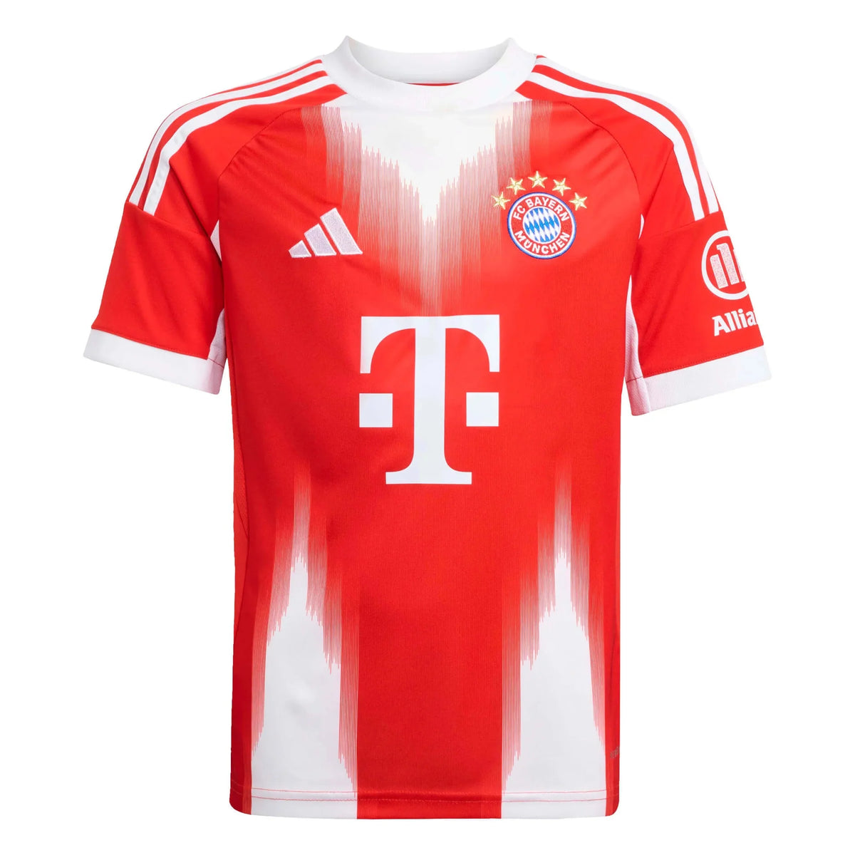 adidas 2025-26 Bayern Munich Youth Stadium Home Soccer Jersey