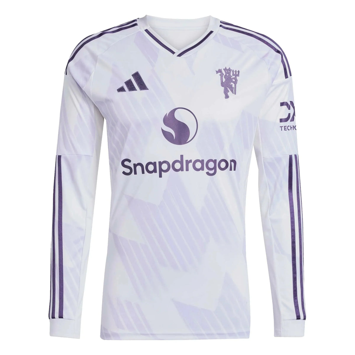 adidas 2025-26 Manchester United Men's Stadium Away Long-Sleeve Soccer Jersey
