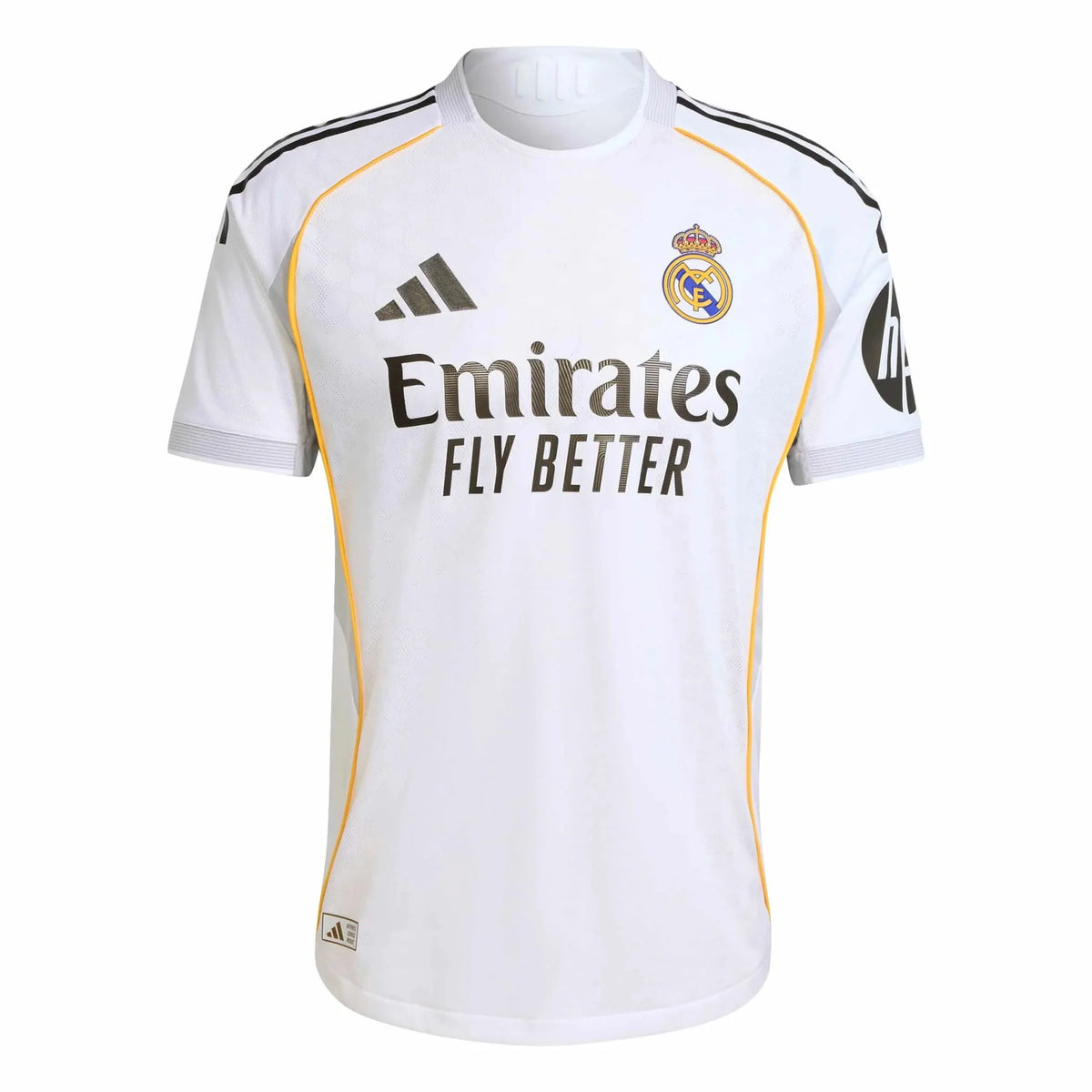 adidas 2025-26 Real Madrid Men's Authentic Home Soccer Jersey