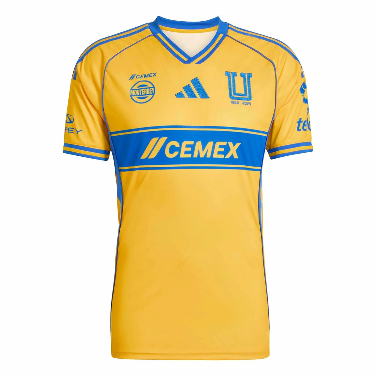 adidas 2025-26 Tigres Men's Stadium Home Soccer Jersey