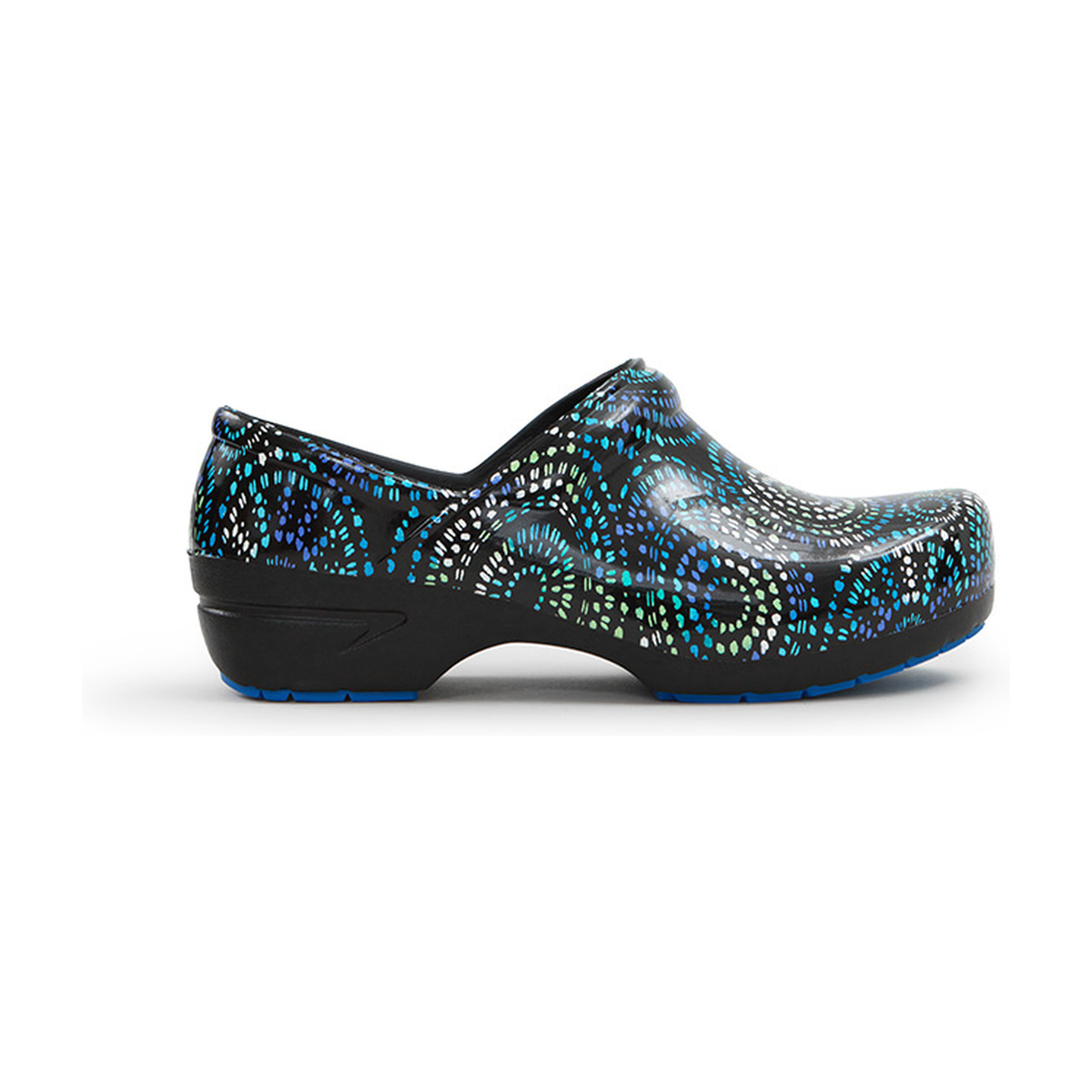 Anywear SR Angel Work Shoes - Prismatic Spirals Blue - primary view