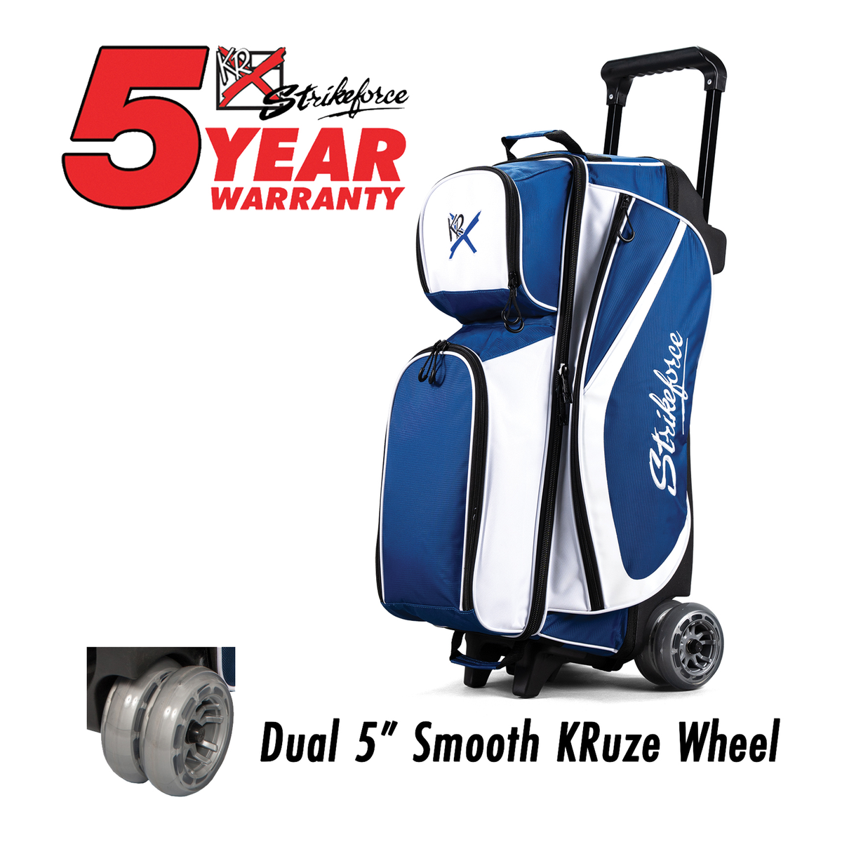 KR Strikeforce Drive Dually Triple Roller Bowling Bag - product view 1
