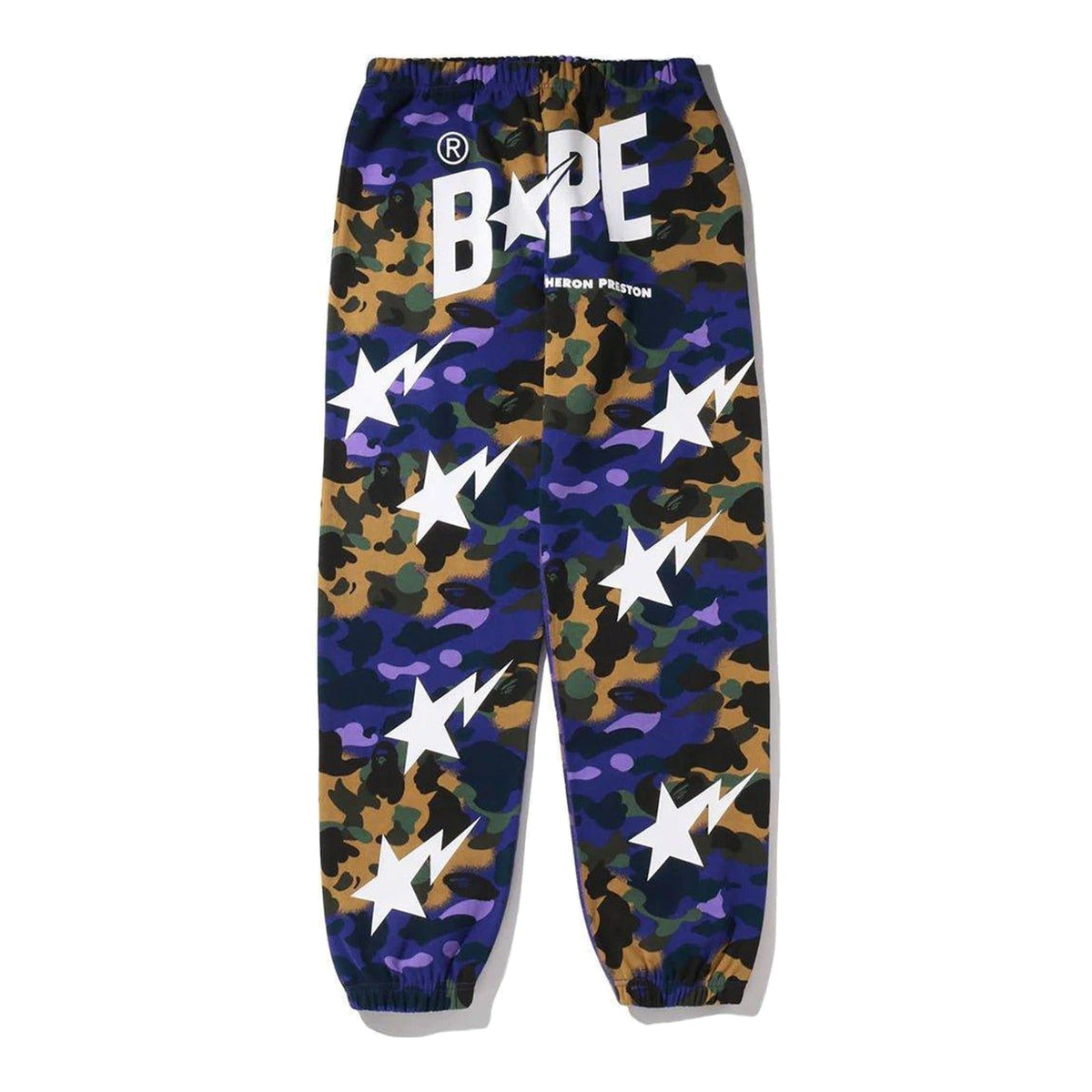 Bape x Heron Preston Mix 1st Camo Sweat Pants