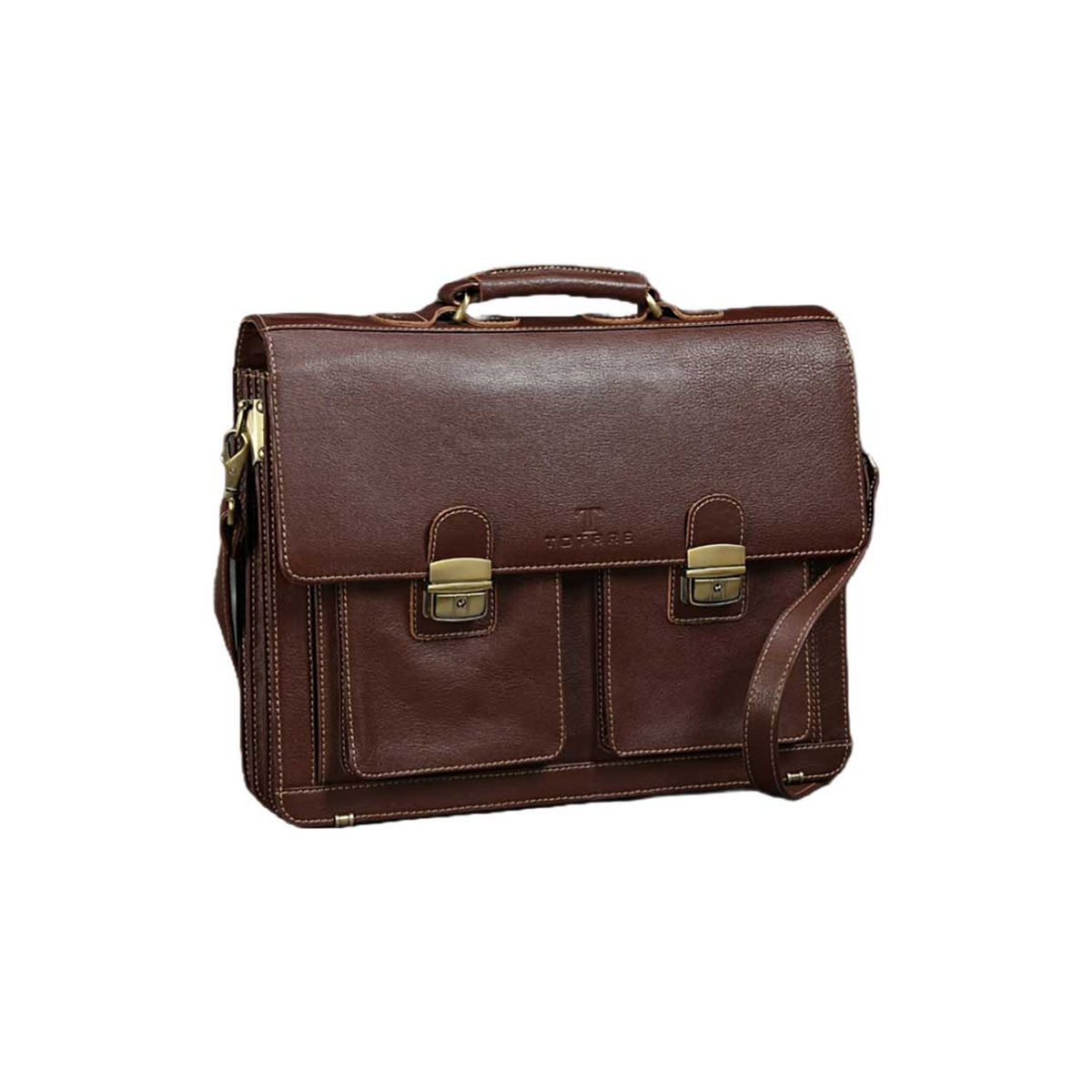 Benevento Leather Messenger Bag TOTARE product photo