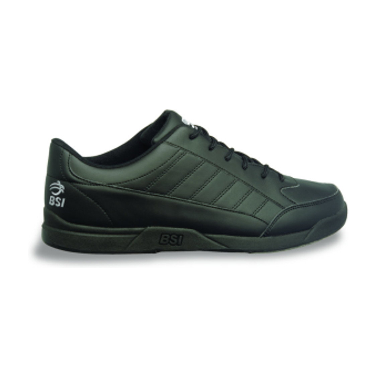 BSI Basic Men's Bowling Shoes Black/Silver - main product view