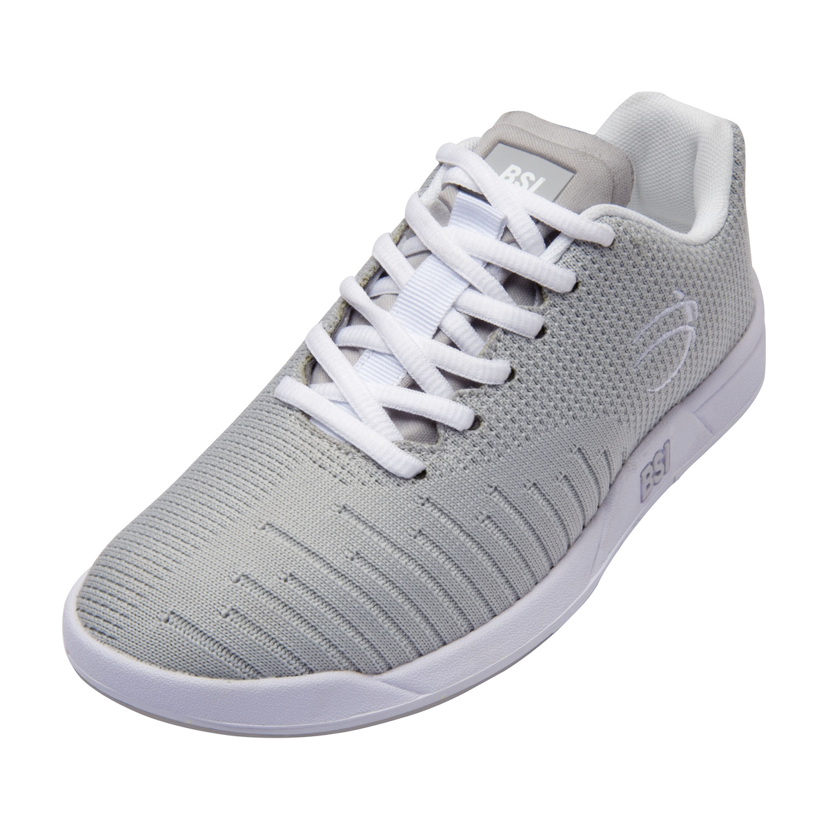 BSI Glide Women's Bowling Shoes White/Grey - main product view
