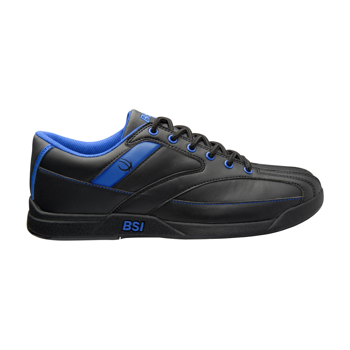 BSI Men's Bowling Shoes Black/Blue - main product view