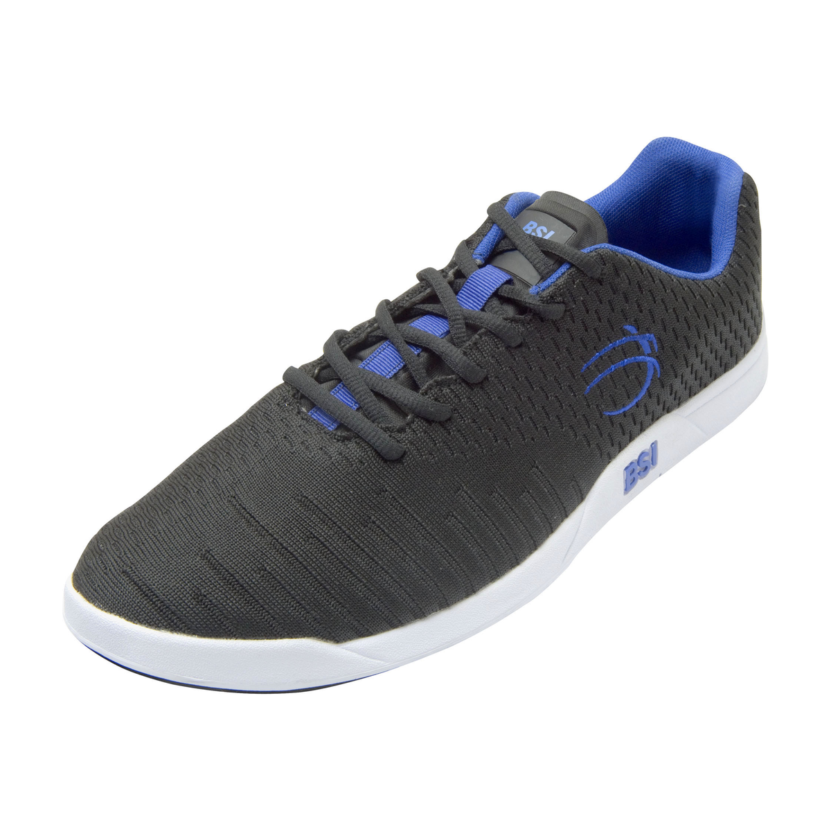 BSI Men's Glide Bowling Shoes Black/Royal - main product view
