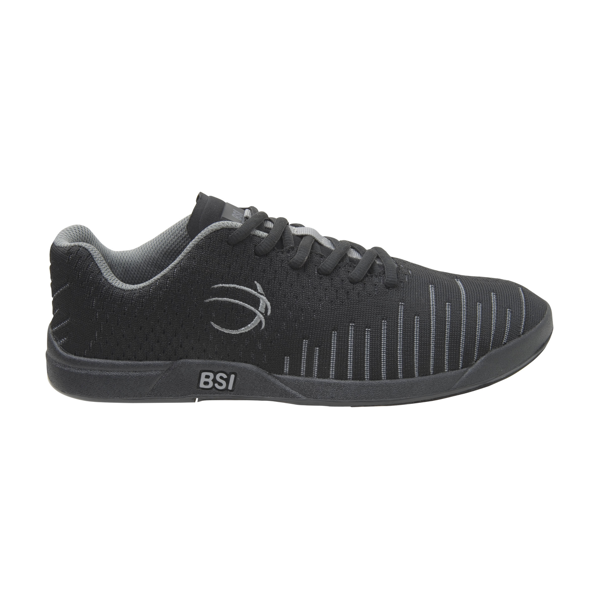 BSI Men's Sport Bowling Shoes Black/Charcoal - main product view