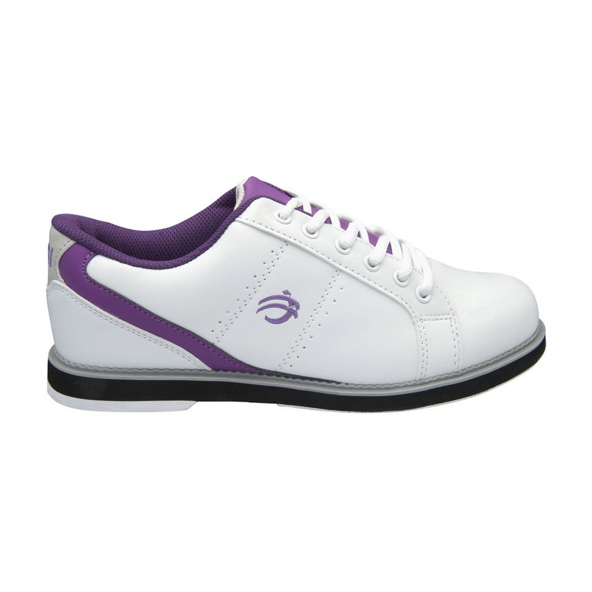 BSI Women's Bowling Shoes White/Purple - main product view