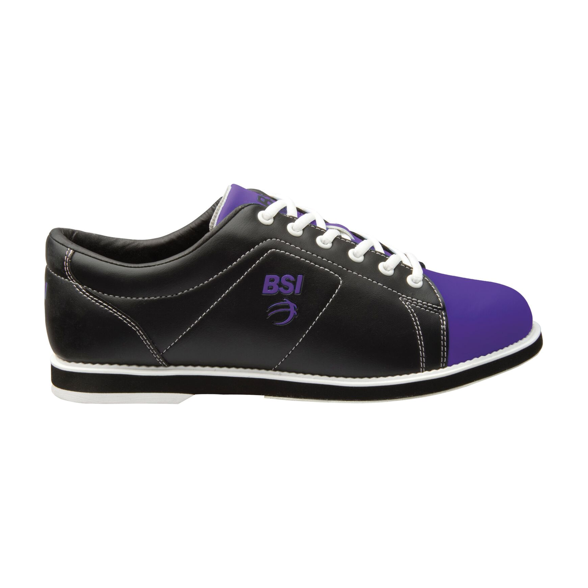 BSI Women's Classic Bowling Shoes Black/Purple - main product view