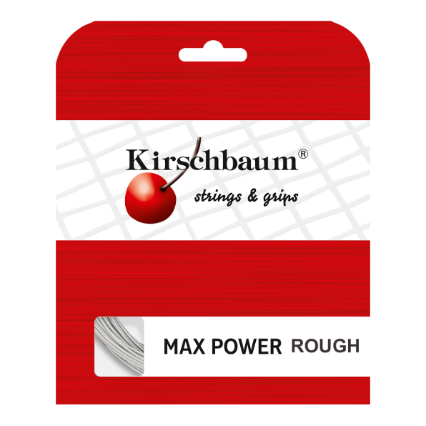 Kirschbaum Max Power Rough Tennis String Set, 40 ft in 1.20mm / 18G - Front View