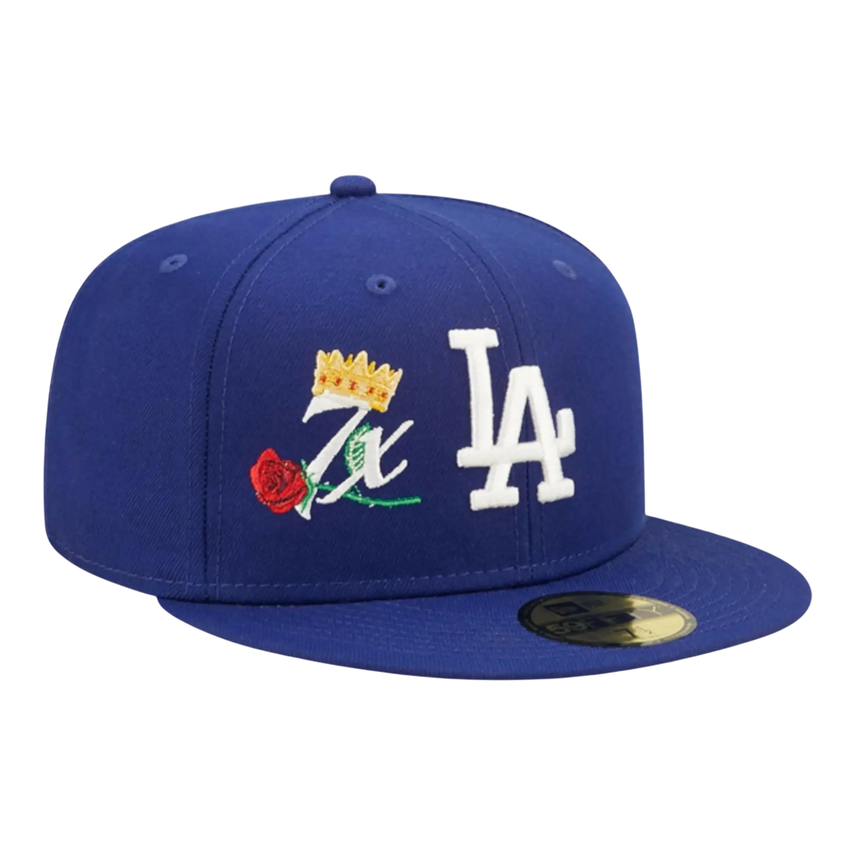 New Era Los Angeles Dodgers Crown Champs WS Men's Fitted Hat — Blue