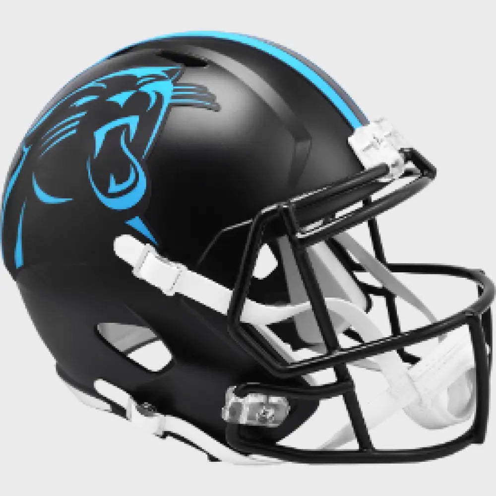 Carolina Panthers Full Size Speed Replica Football Helmet 2022 Alternate - NFL