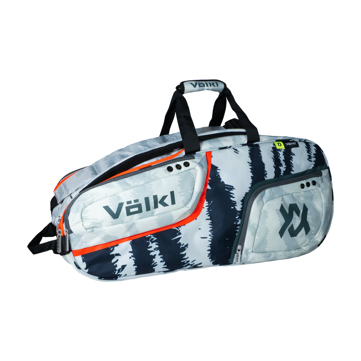 Volkl Tour Zebra Combi Tennis Bag in Ghost White/Black