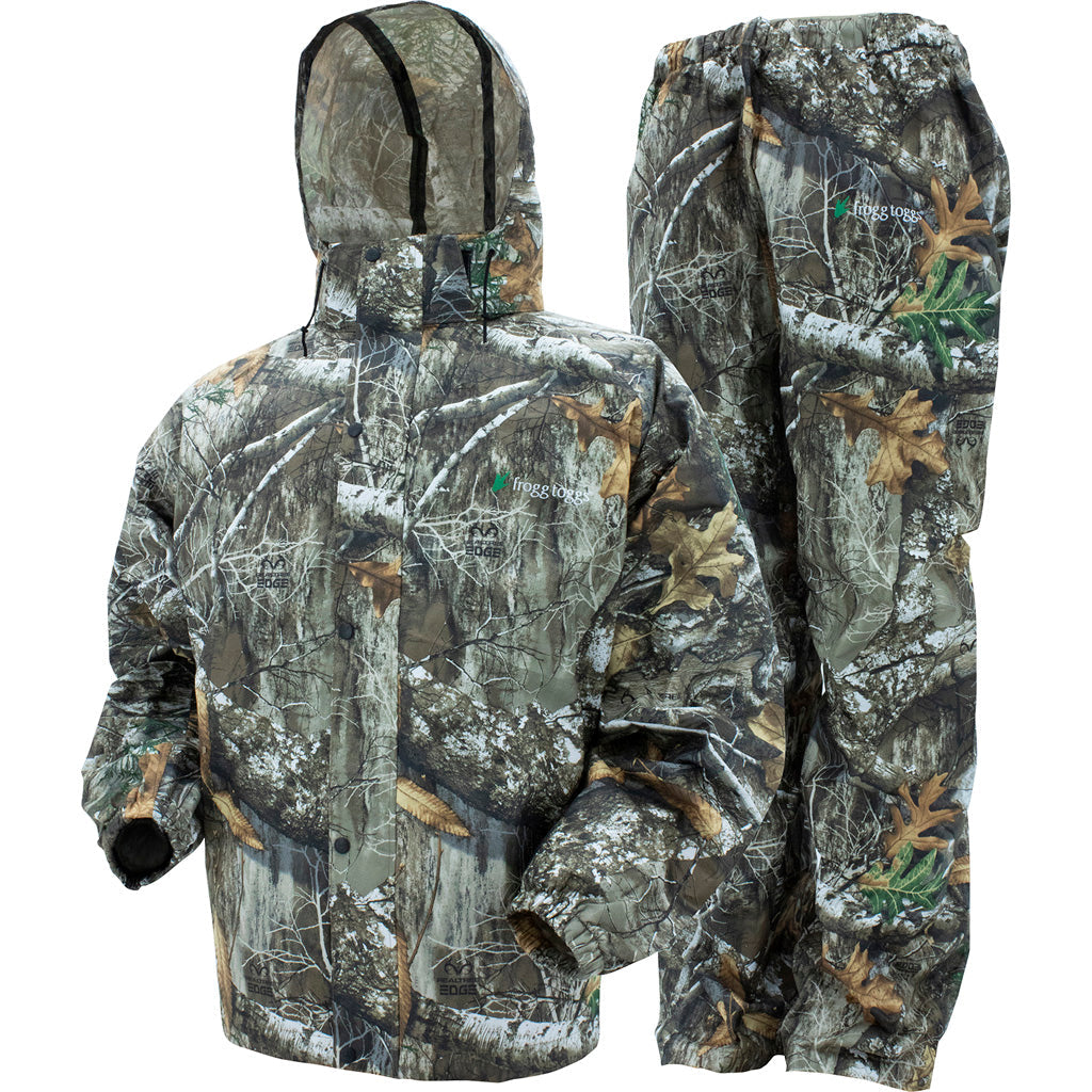 Frogg Toggs All Sport Rain Suit Realtree Edge Large