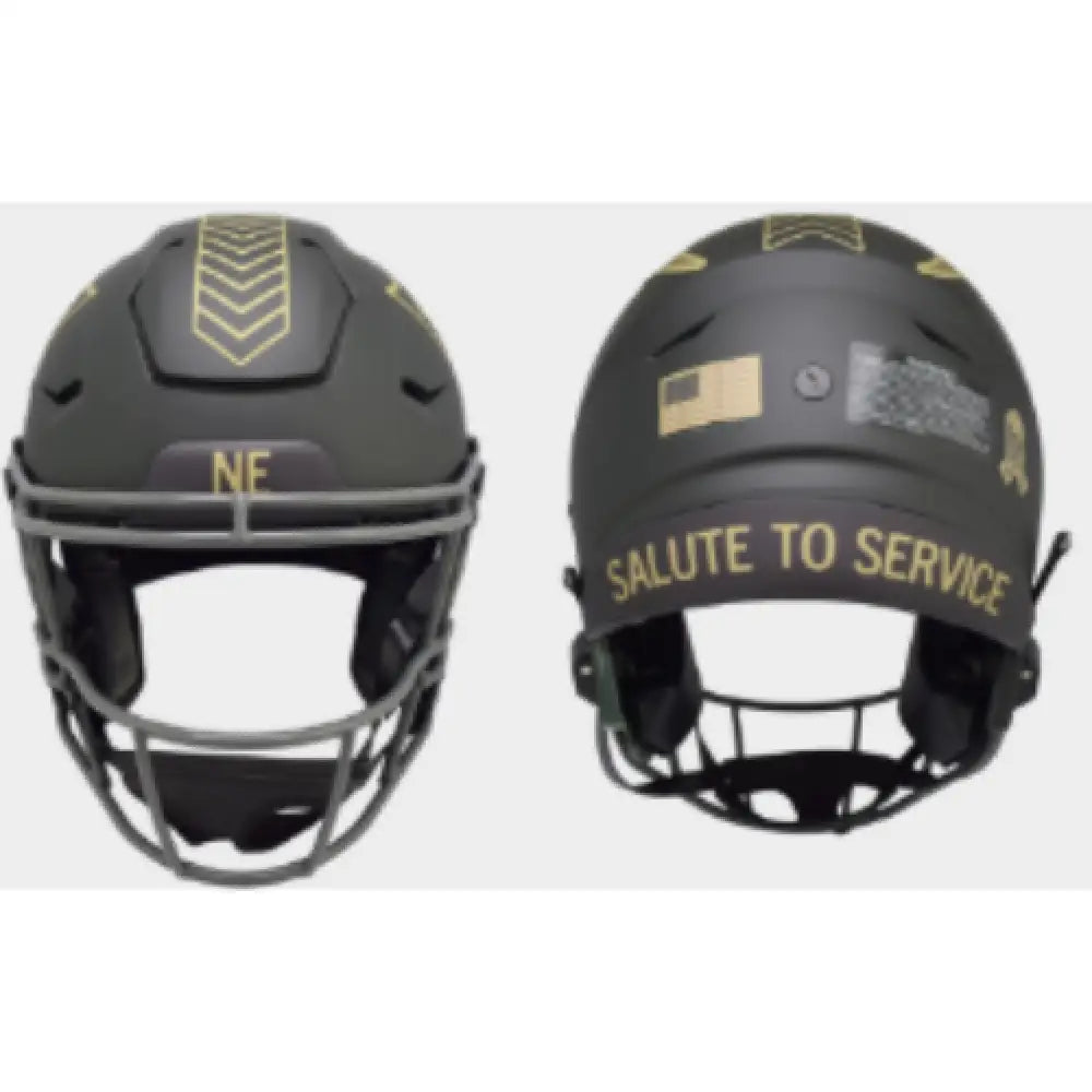 Detroit Lions Full Size Authentic SpeedFlex Football Helmet SALUTE TO SERVICE 4 - NFL