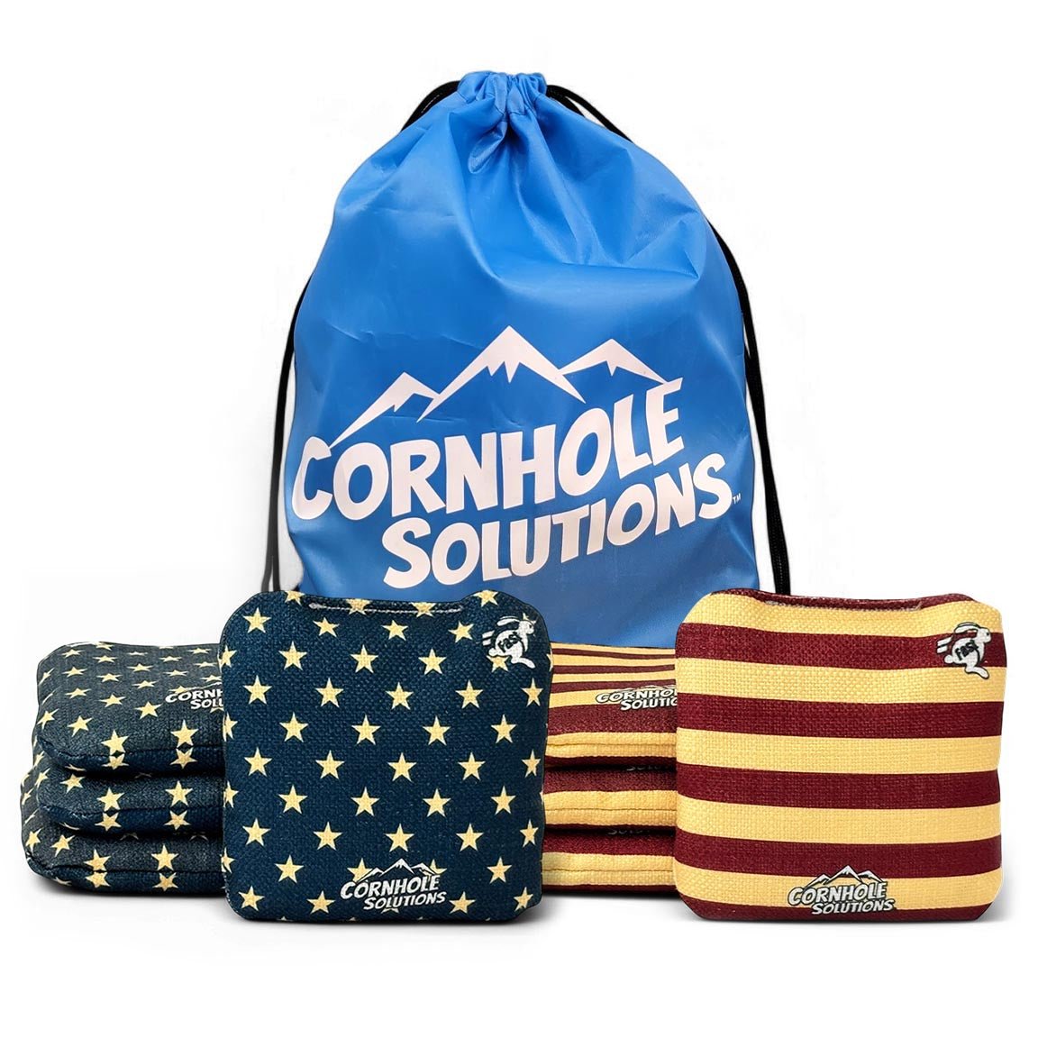 Stars & Stripes – Rec Cornhole Bags – Set of 8