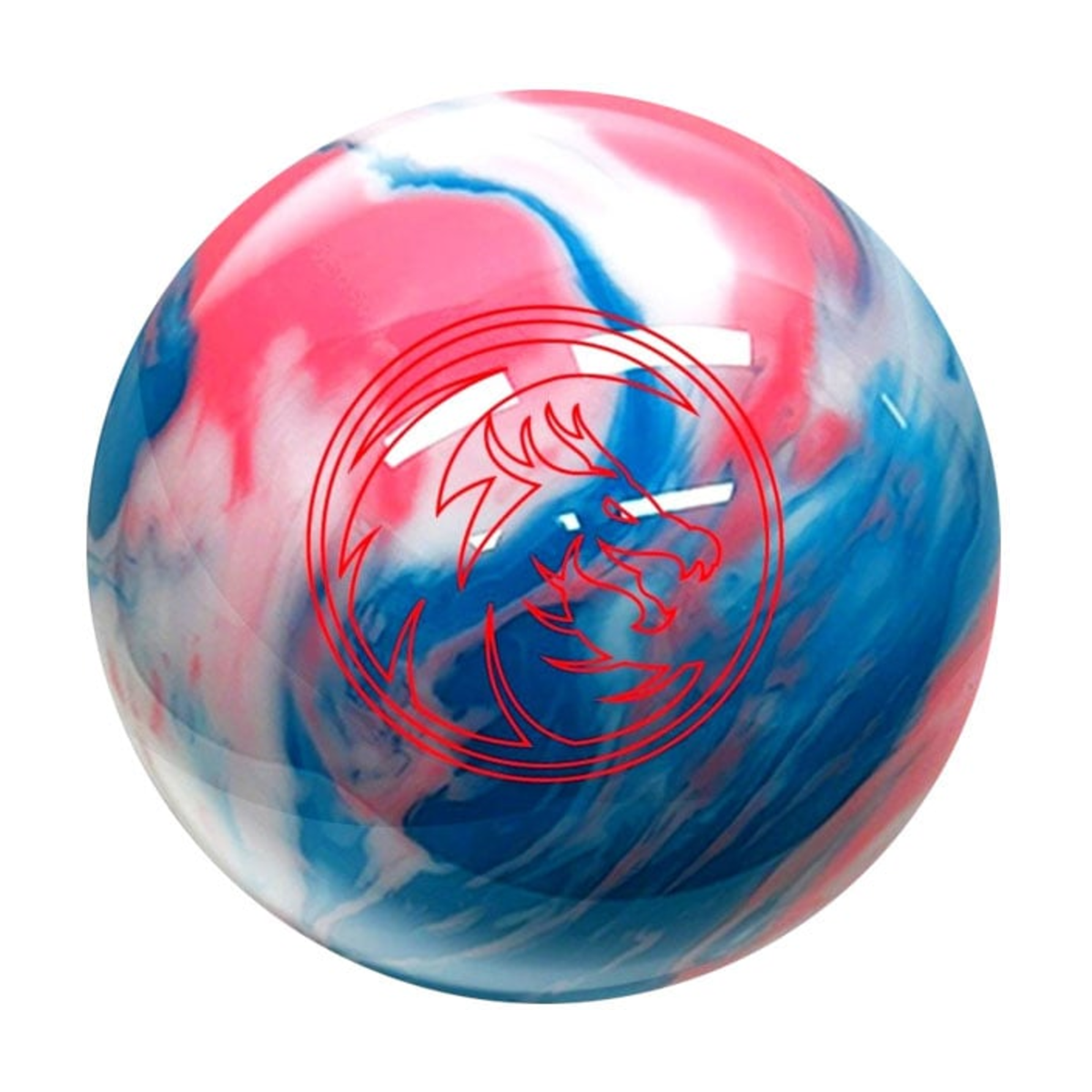 SWAG Dragon Cotton Candy Poly Bowling Ball - main product view