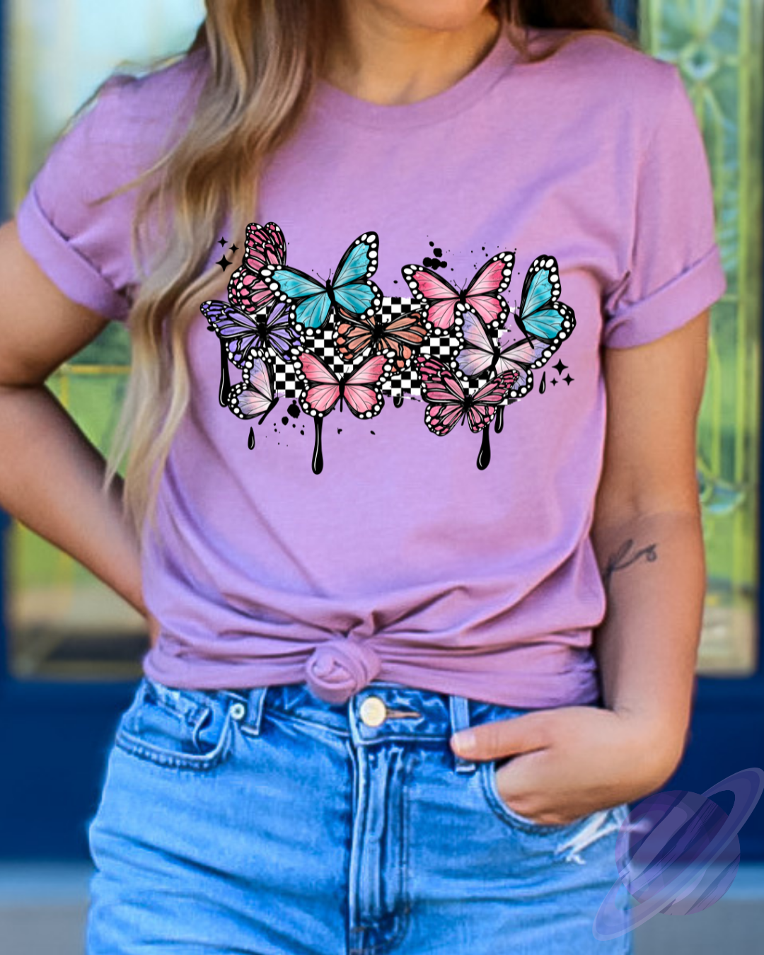DRIPPY BUTTERFLY TEE