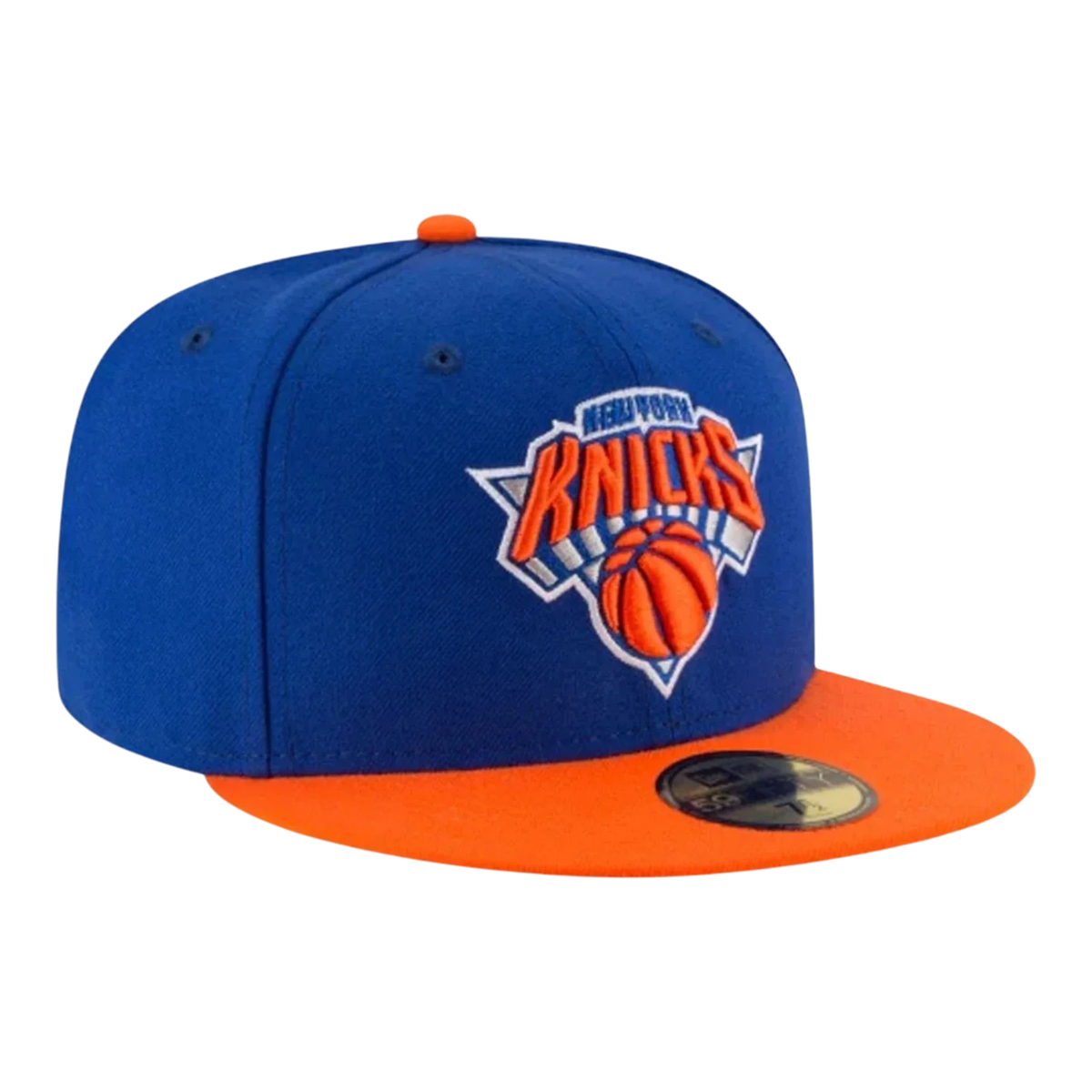 New Era 59FIFTY New York Knicks 2-Tone Men's Fitted Hat — Royal/Orange
