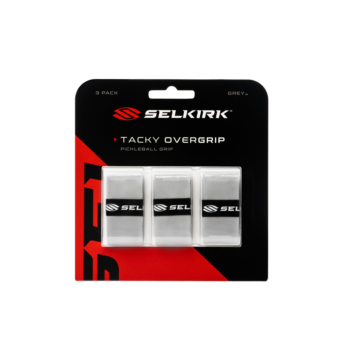 Selkirk 3 Pack Tacky Overgrips - 12 Pack Gray
