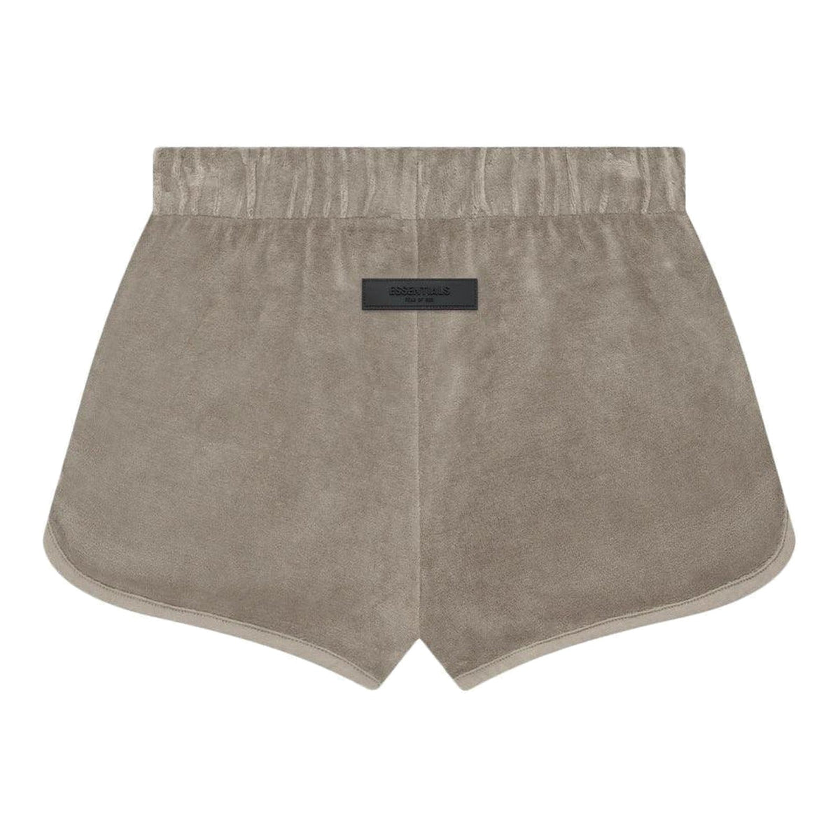 Fear of God Essentials Women's Velour Beach Short Desert Taupe