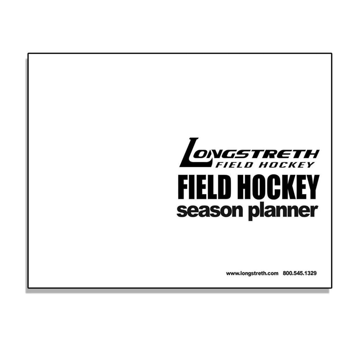 LONGSTRETH Field Hockey Season Planner