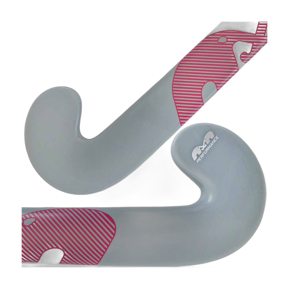 TK P6 Control Bow field hockey stick with curved head design