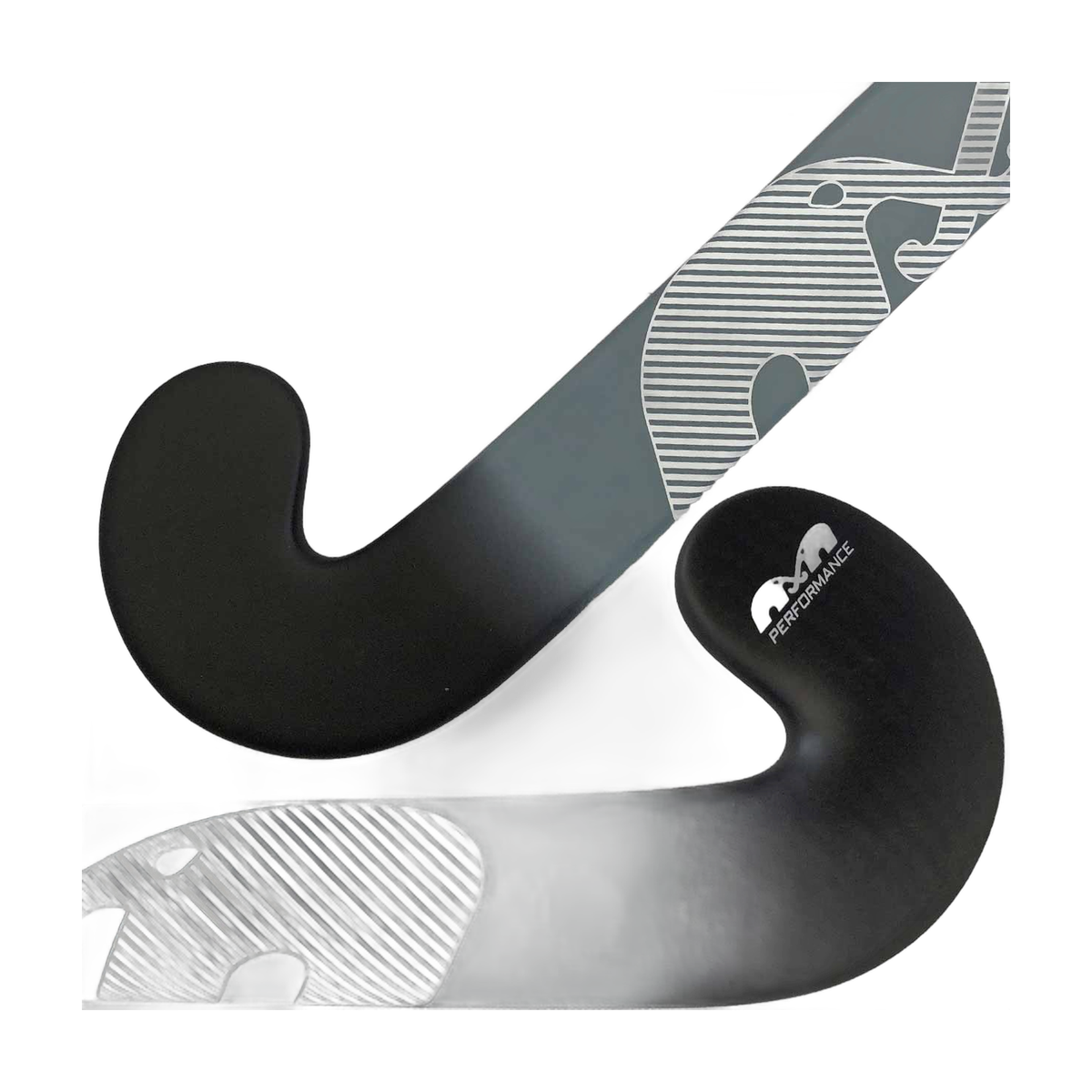 TK P2 Late Bow Plus field hockey stick with curved head design