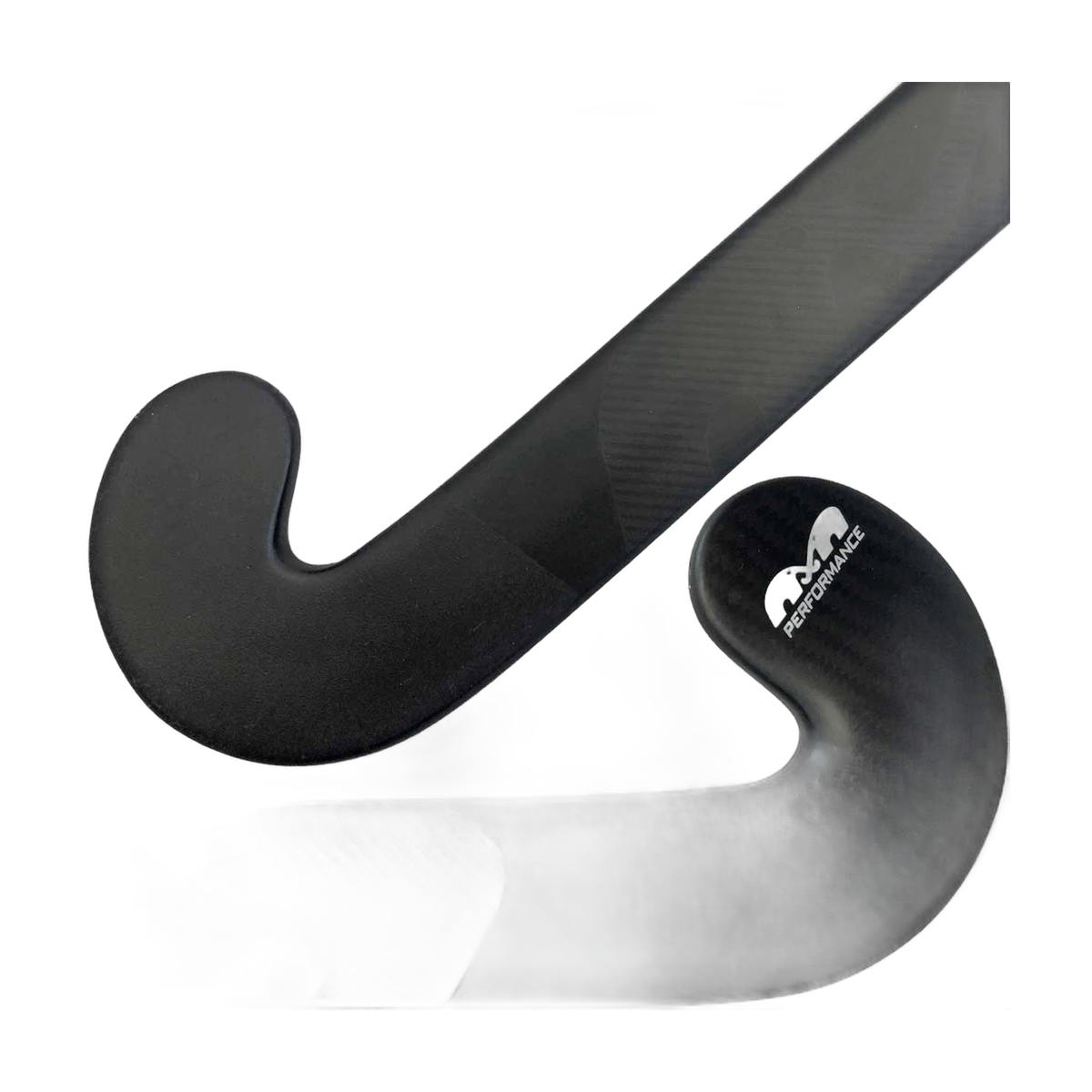 TK P3 Late Bow field hockey stick with curved head and textured surface