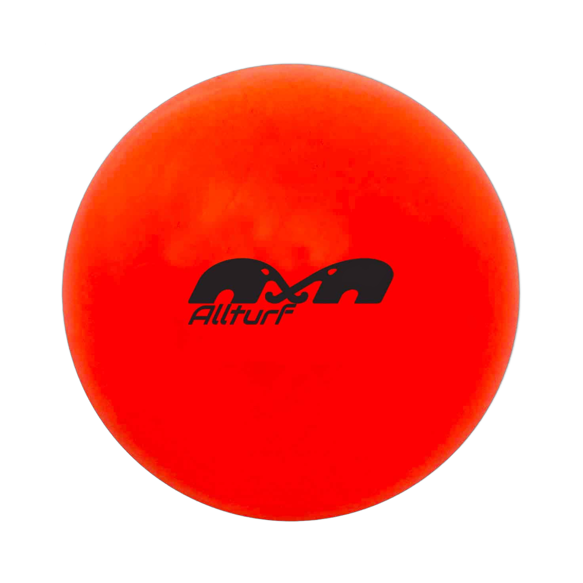 TK practice field hockey ball with logo on surface