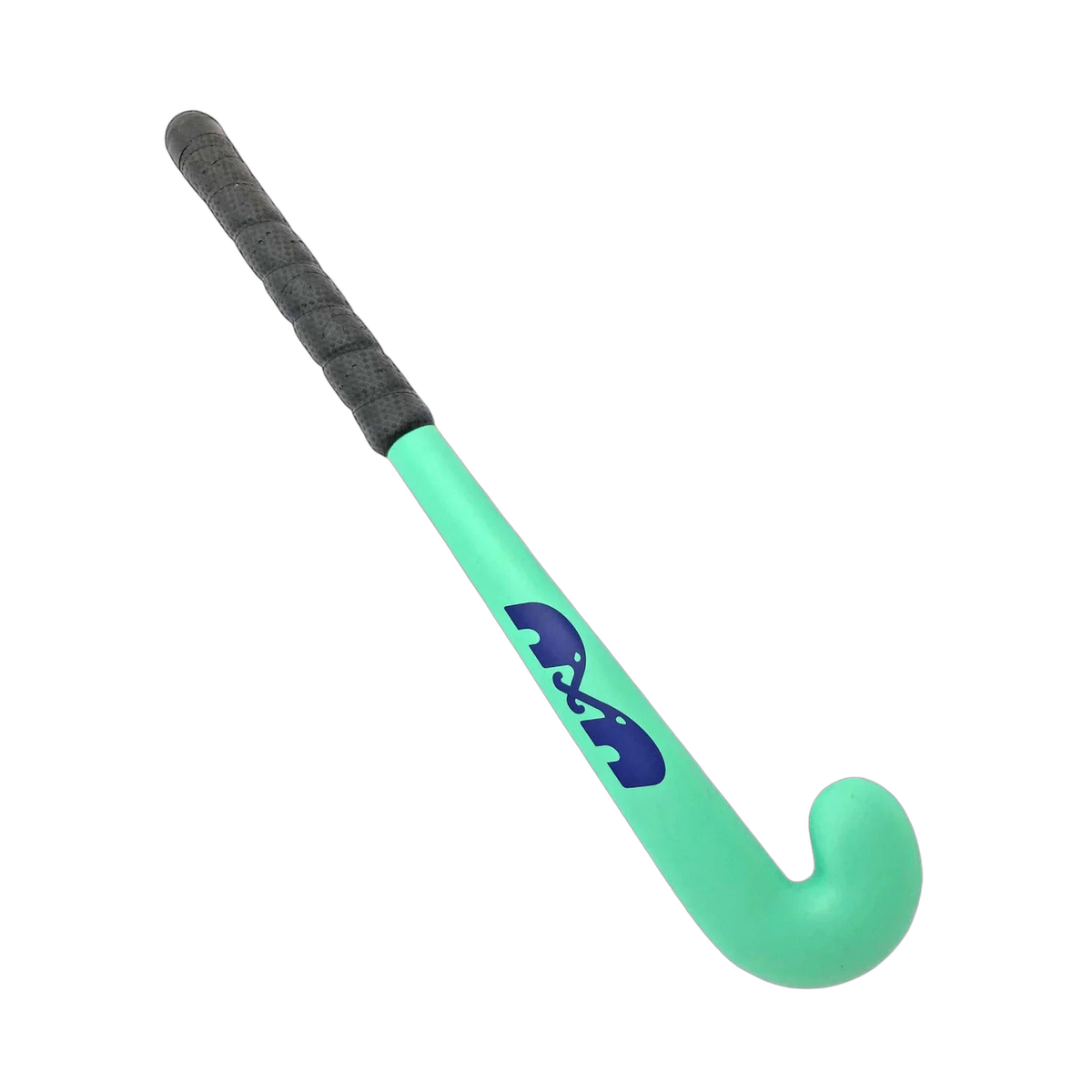 TK 18-inch mini field hockey stick with compact design and textured grip handle