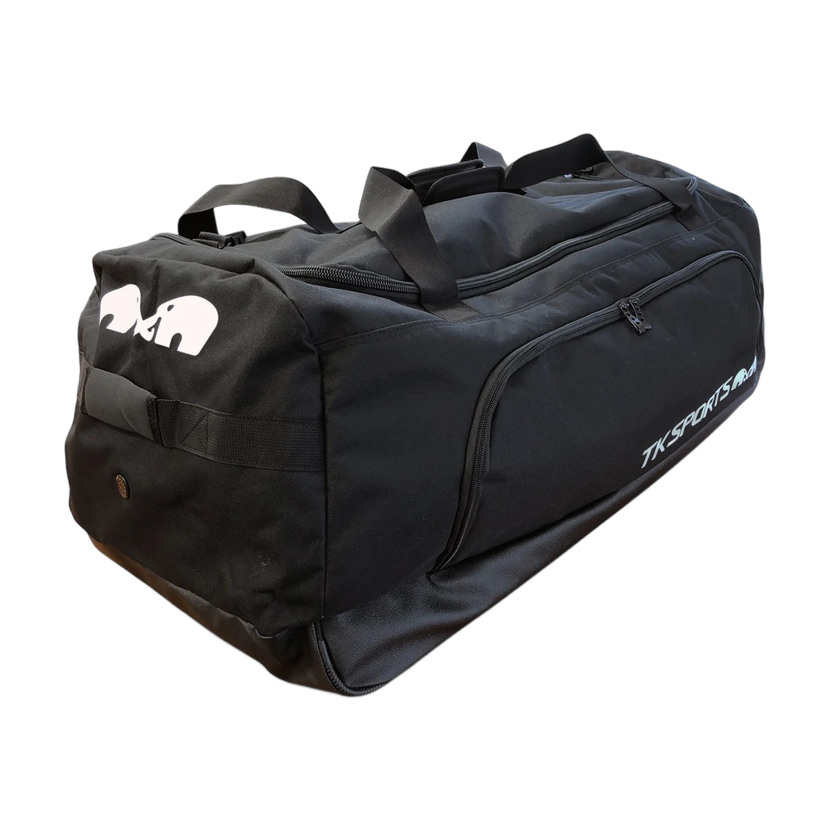 TK5 field hockey goalkeeping bag with large main compartment, multiple zip pockets, and carry handles for equipment storage