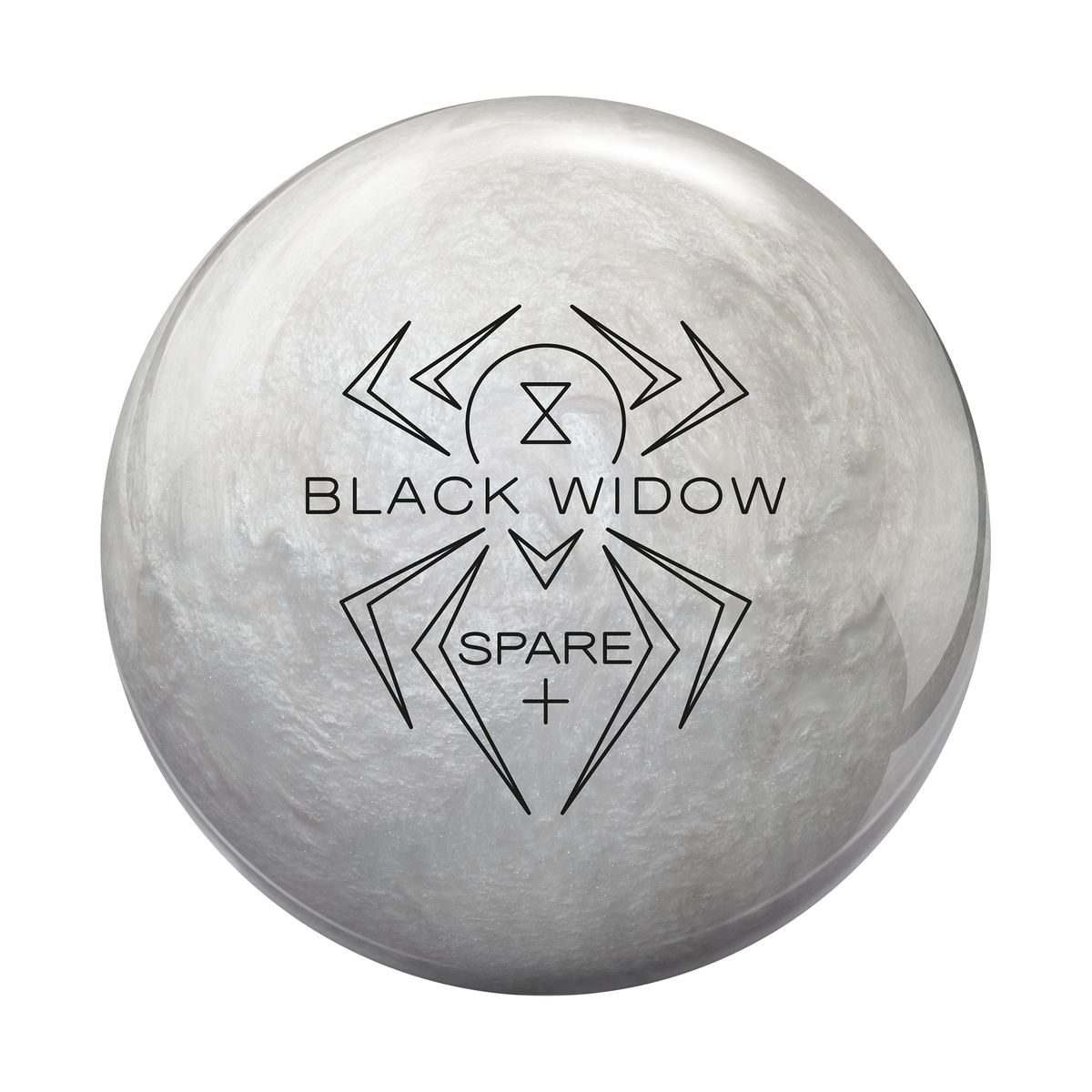 Hammer Black Widow Spare+ Bowling Ball in White Diamond - front view