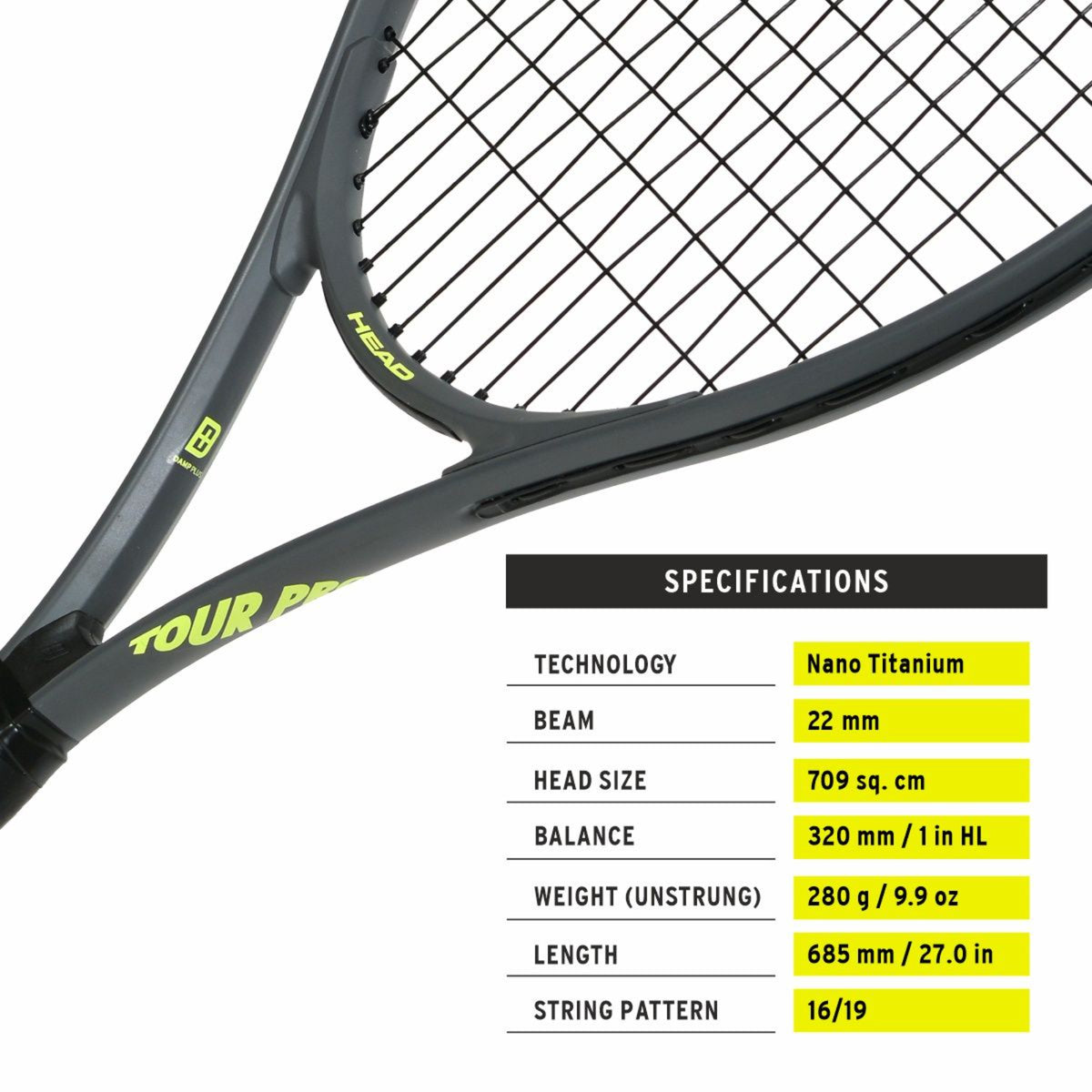 HEAD Tour Pro Tennis Racket
