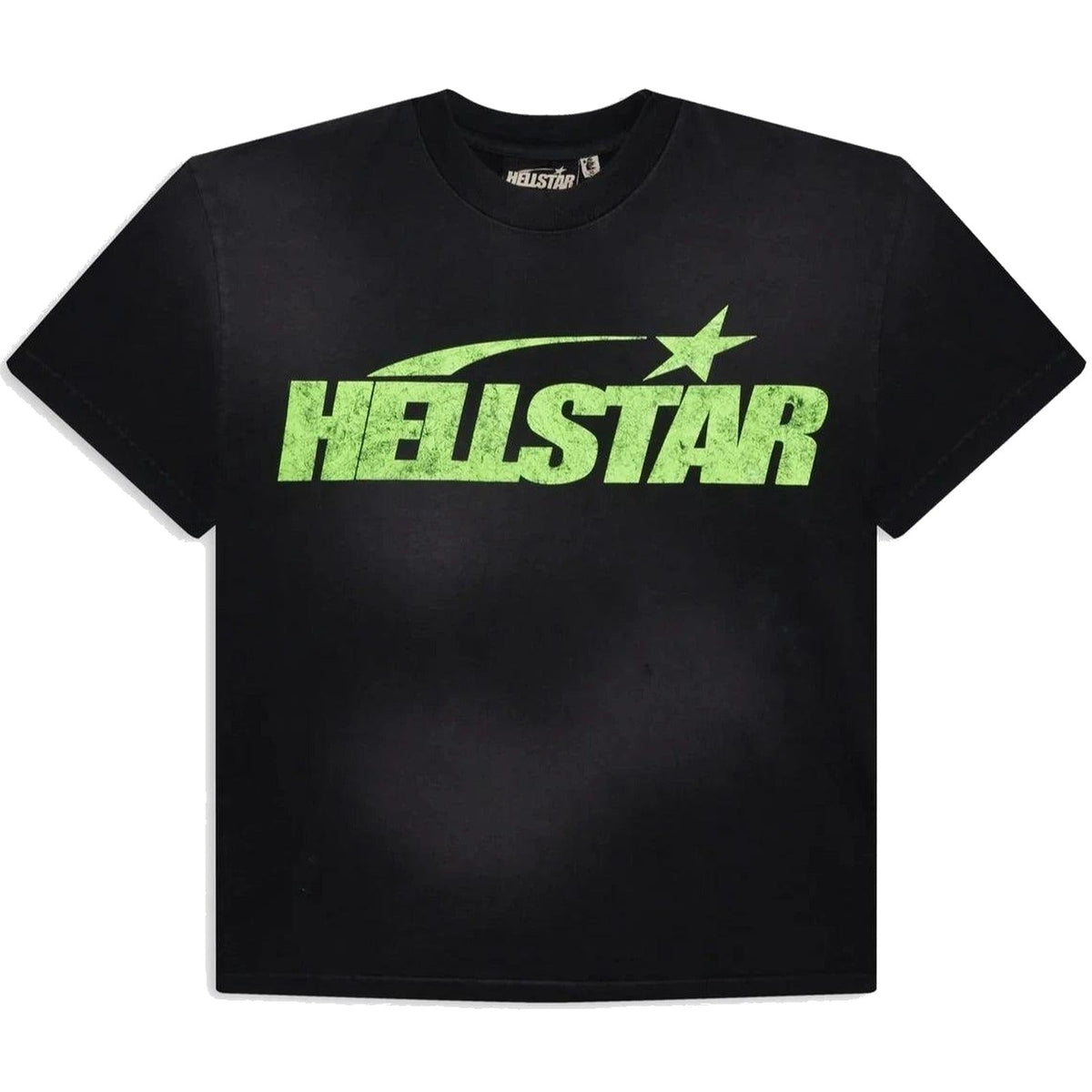 Hellstar Studios Classic Cracked T-Shirt Black & Green