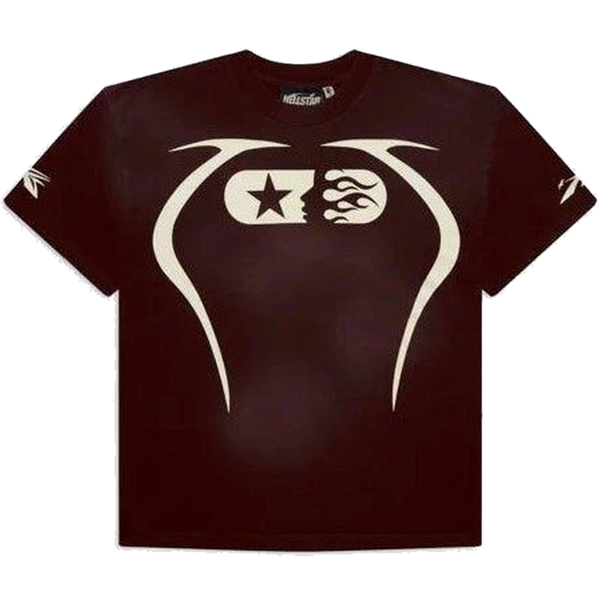 Hellstar Studios Warm Up T-Shirt Brown
