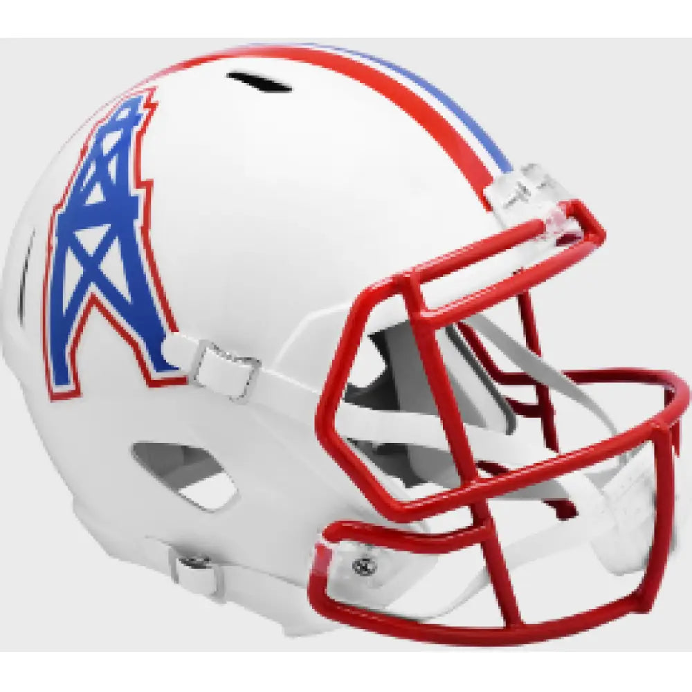 Houston Oilers Full Size 1981 to 1998 Speed Replica Throwback Helmet - NFL