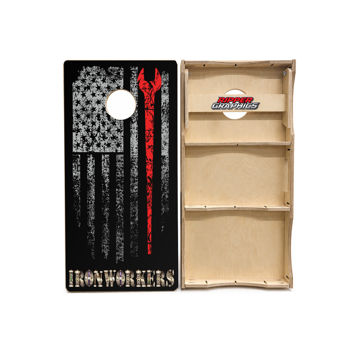 Ironworkers Cornhole Design product photo