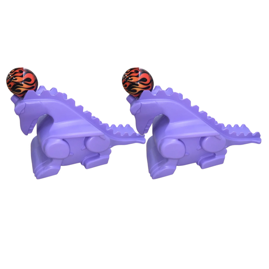 Jayhawk Glow Dragon Bowling Ramp Purple Pair of 2