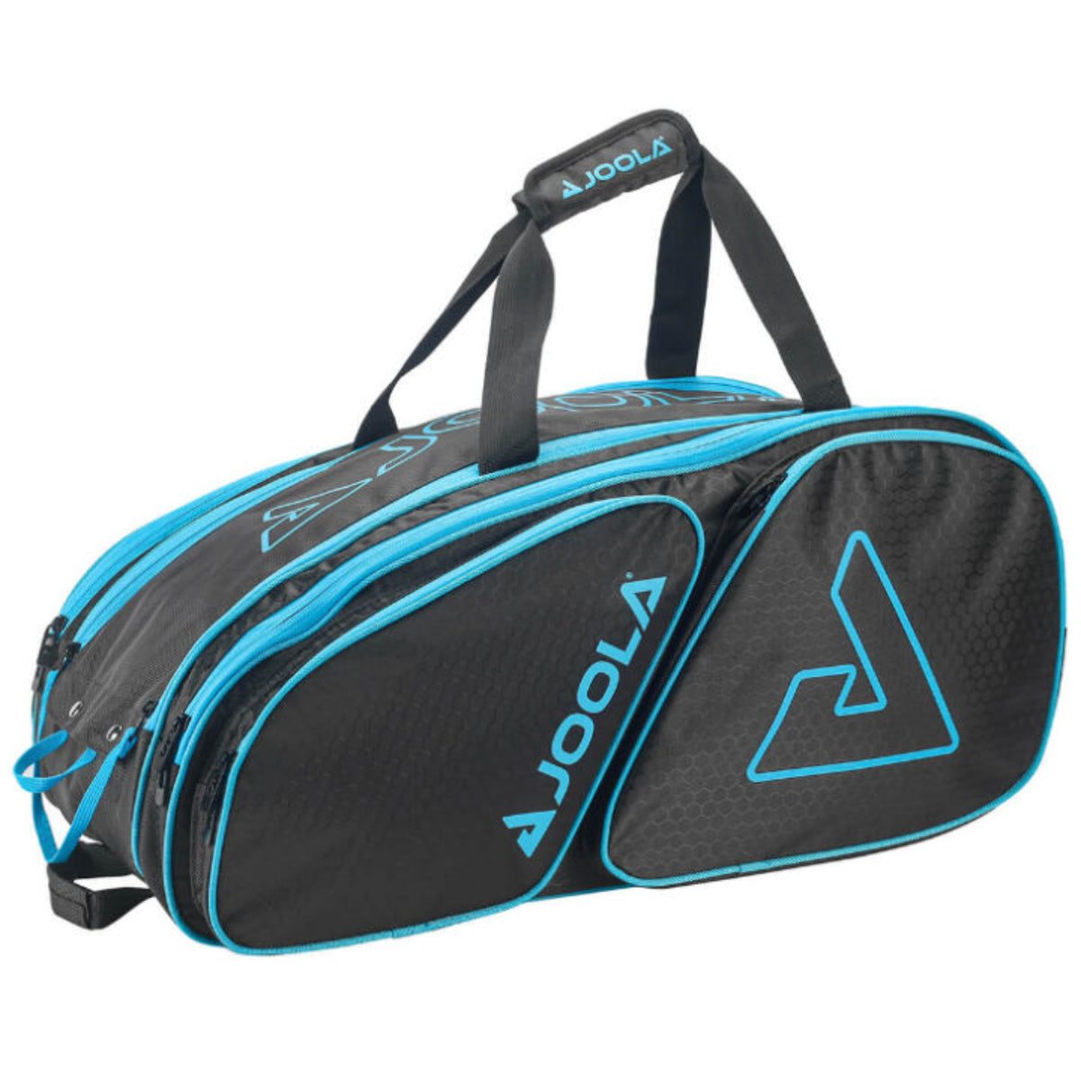 JOOLA Tour Elite Pro Black/Light Blue Pickleball Bag