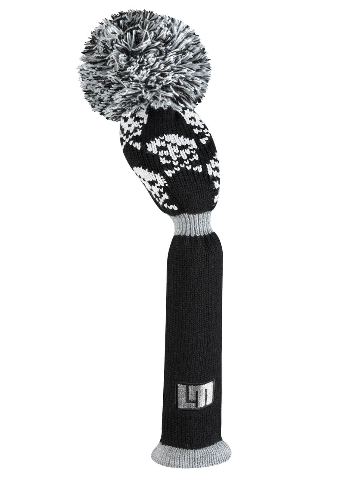 Black Shiver Skull Hybrid Knit Headcover (Loudmouth Golf collab) - Just4Golf