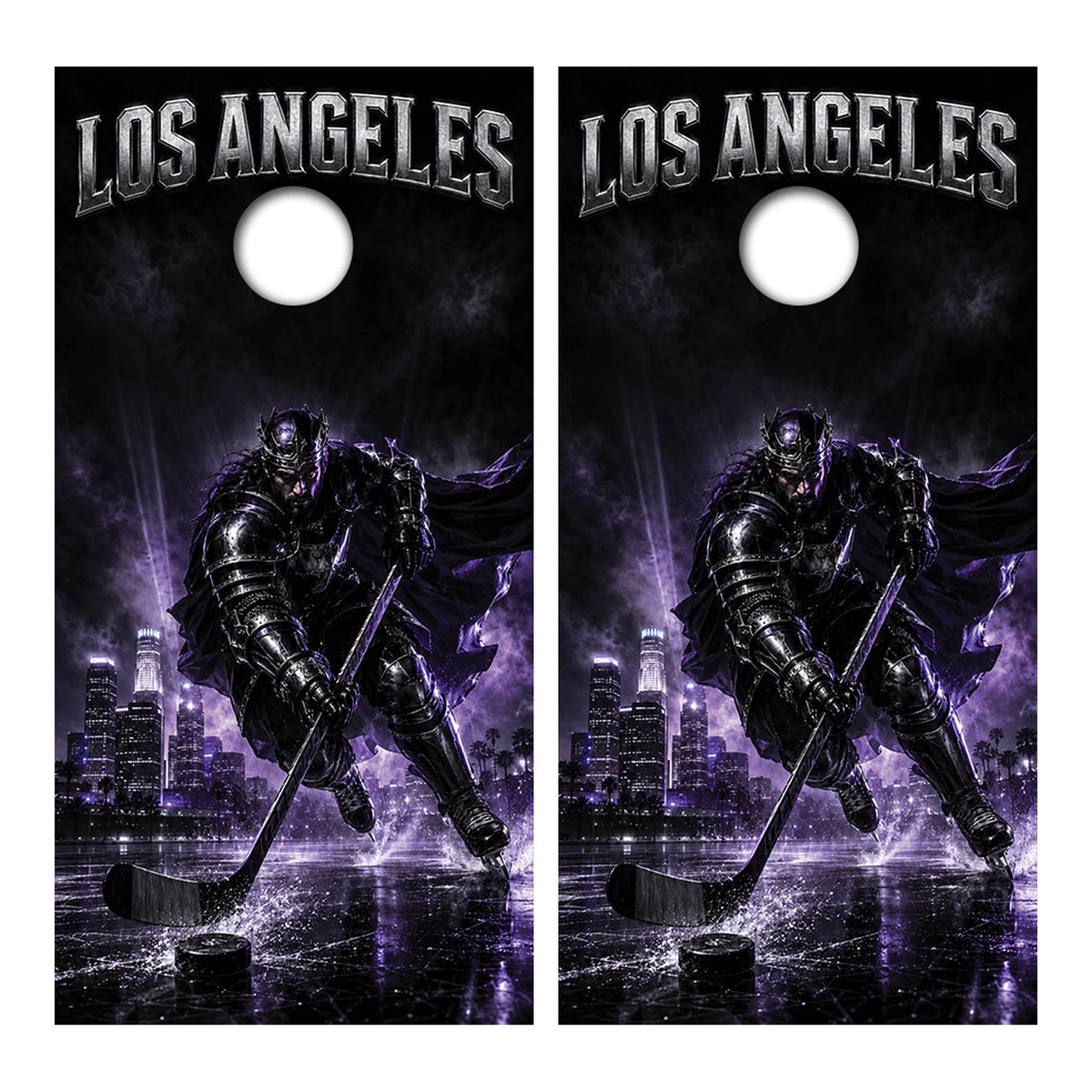 Los Angeles Kings Inspired Cornhole Design - Corn5160 - Great Call Athletics