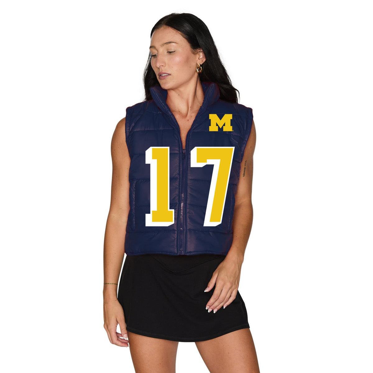 University of Michigan Varsity Puffer Vest