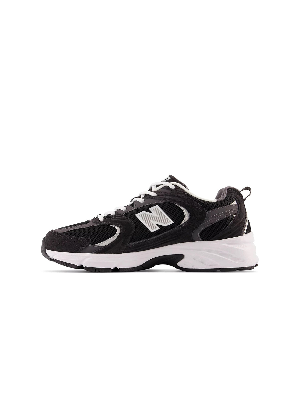 New Balance Mens 530 Running Shoes - Black/White